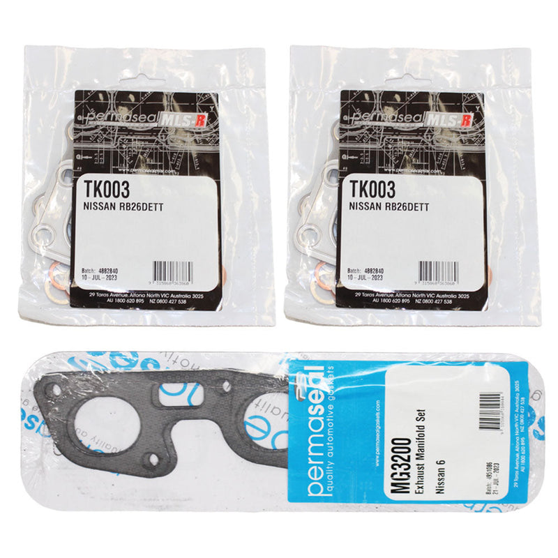 Load image into Gallery viewer, Permaseal MLS-R Exhaust Manifold & Turbo Charger Gasket For Nissan Skyline R33 RB26DETT 2.6L 1989-1994