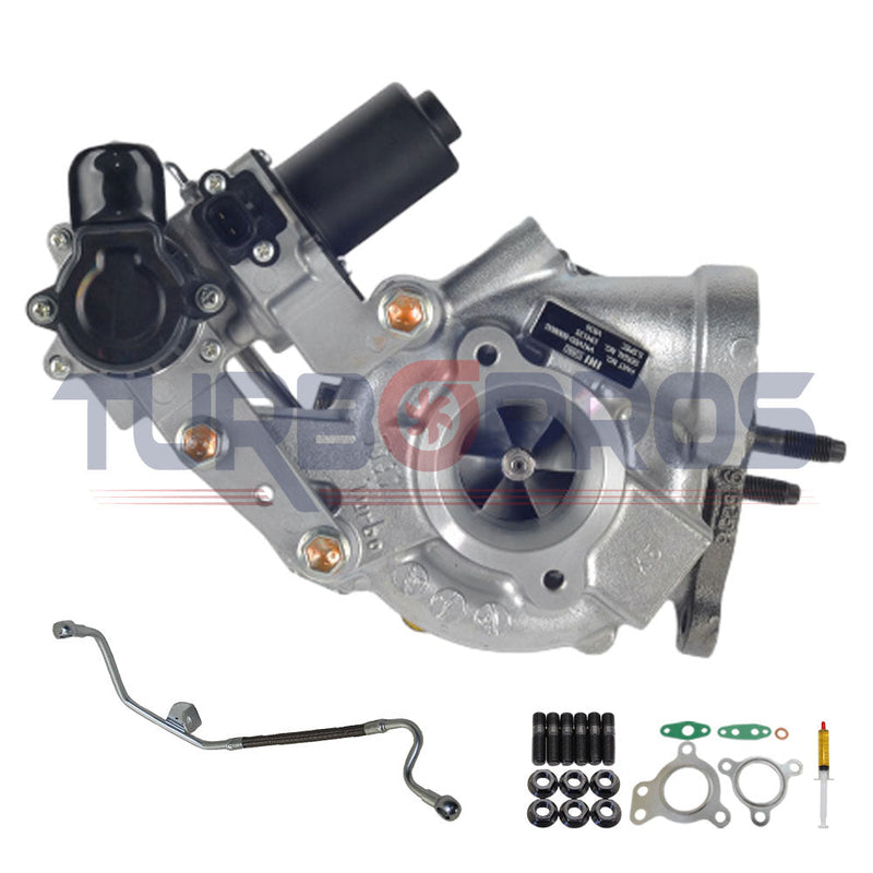 Load image into Gallery viewer, Genuine Turbo Charger RHV4 With Genuine Oil Feed Pipe For Toyota LandCruiser 200 Series 1VD-FTV 4.5L (RHS)