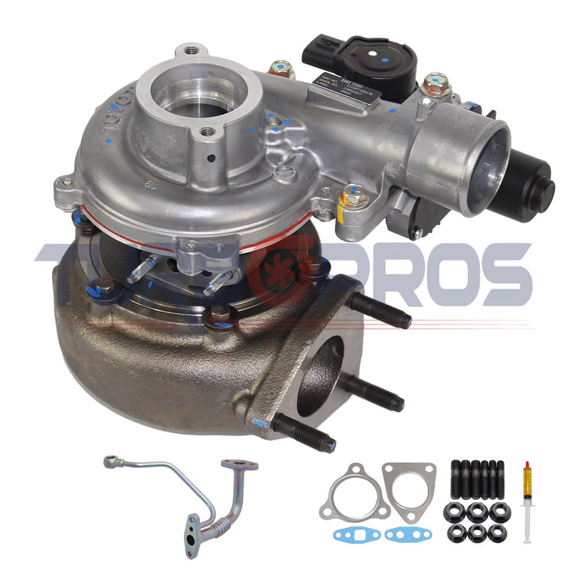 Load image into Gallery viewer, Genuine Turbo Charger With Genuine Oil Feed Pipe For Toyota Landcruiser Prado 1KD-FTV 3.0L 17201-30160