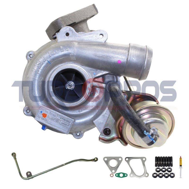 Load image into Gallery viewer, Genuine Turbo Charger VT10 With Genuine Oil Feed Pipe For Mitsubishi Challenger 4D56 2.5L 1515A029