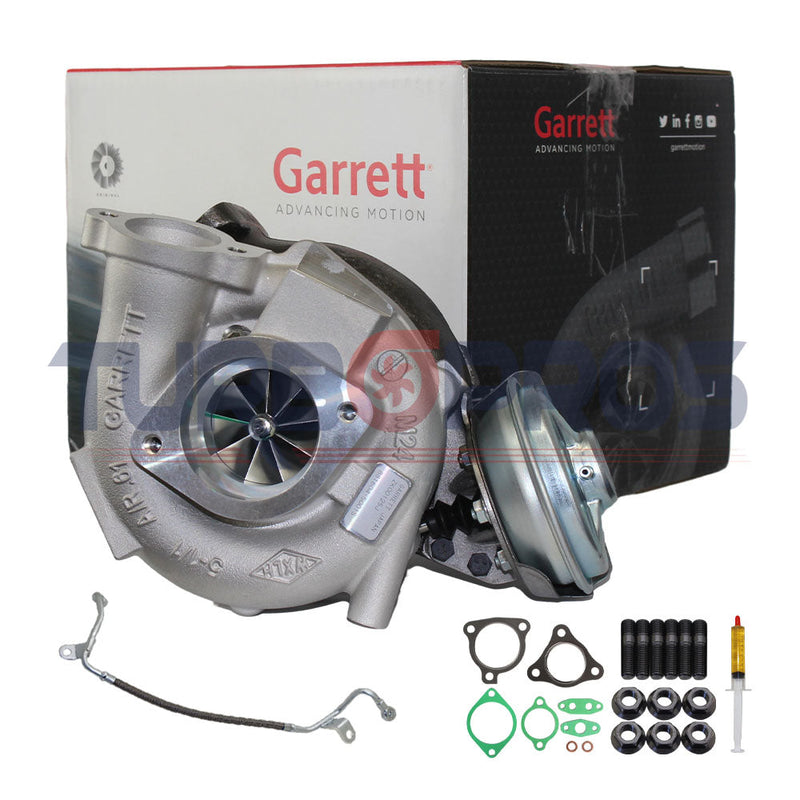 Load image into Gallery viewer, Garrett PowerMax Upgrade Turbo Charger With Genuine Oil Feed Pipe For Toyota LandCruiser 70 Series 1VD-FTV V8 4.5L