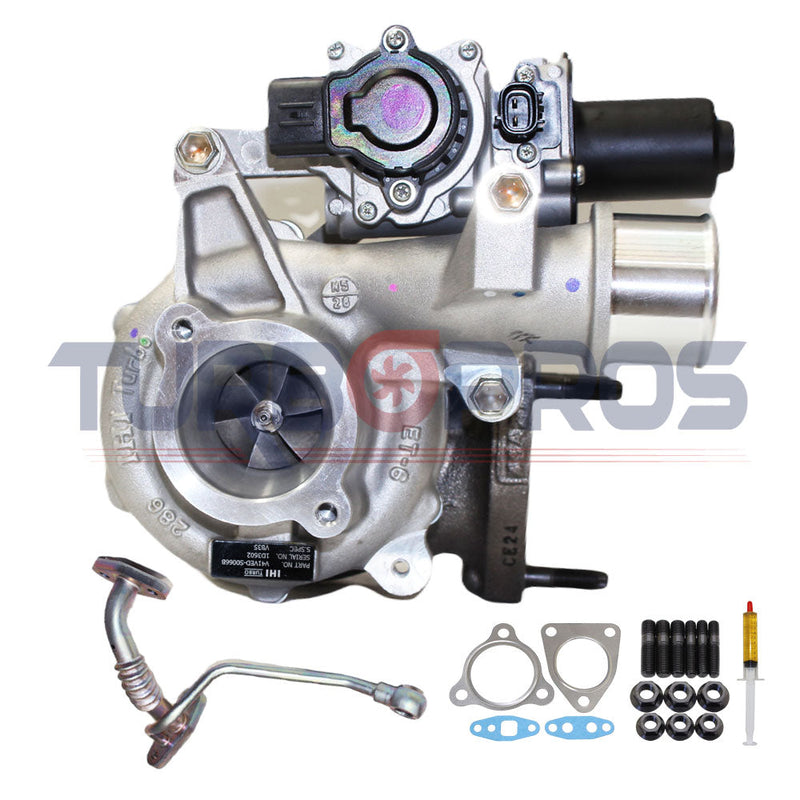 Load image into Gallery viewer, Genuine RHV4 Turbo Charger With Genuine Oil Feed Pipe For Toyota HiAce 1KD-FTV 3.0L 17201-30200