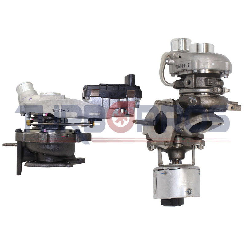 Load image into Gallery viewer, Genuine Twin Turbo Charger With Gaskets & Studs For Jaguar XJ 3.0L