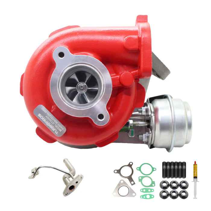 Load image into Gallery viewer, GEN1 High Flow Turbo Charger With Genuine Oil Feed Pipe For Nissan Pathfinder R51 YD25 2.5L 3-Bolt