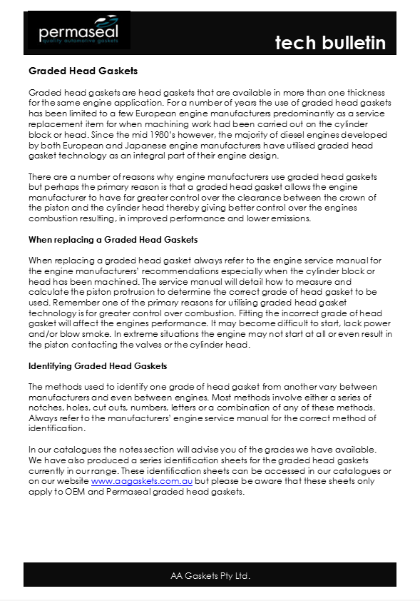 Load image into Gallery viewer, Permaseal Head Gasket For Nissan Patrol GU ZD30 3.0L CRD 2007 Onwards 1 Notch Grade 1 0.65mm