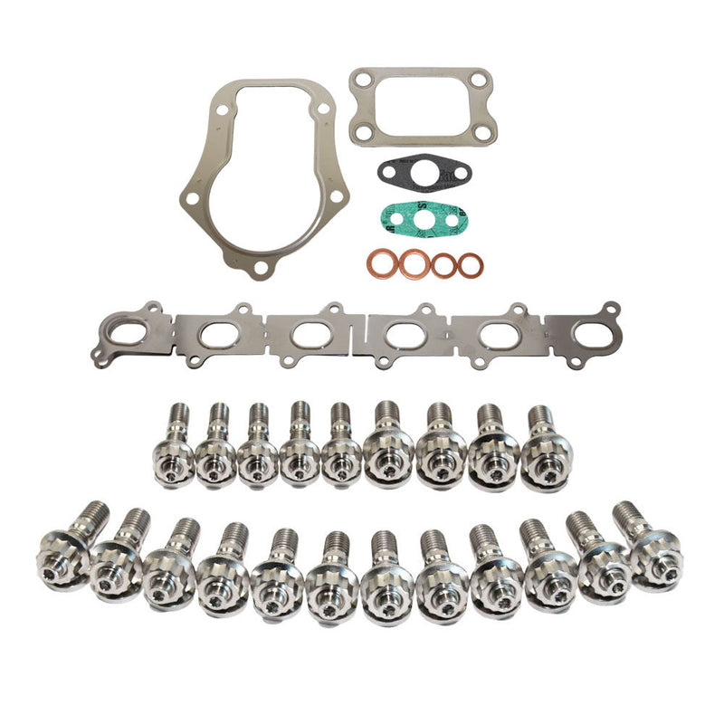Load image into Gallery viewer, Permaseal Turbo & Exhaust Manifold Installation Titanium Stud & Gasket Kit For Ford Territory SX SY Barra 4.0L