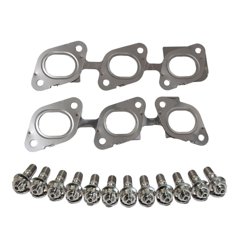 Load image into Gallery viewer, Permaseal Exhaust Manifold Titanium Stud & Gasket Kit For Nissan Patrol TB48 4.8L