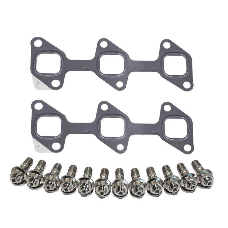 Load image into Gallery viewer, Permaseal Exhaust Manifold Titanium Stud & Gasket Kit For Toyota Landcruiser 80 Series HDJ80 1HD-FT 4.2L
