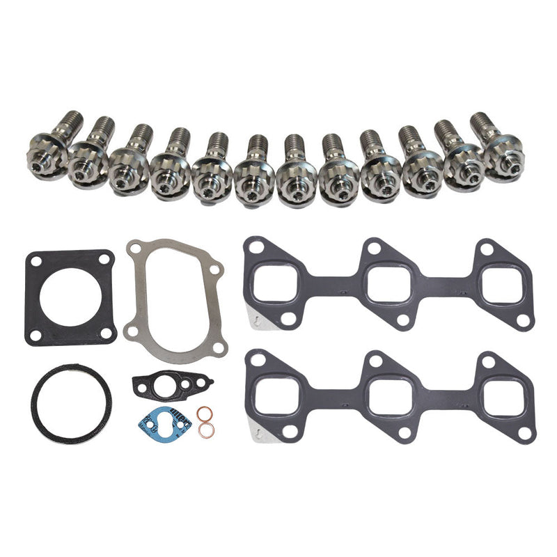 Load image into Gallery viewer, Permaseal MLS-R Turbo & Exhaust Manifold Titanium Stud & Gasket Kit For Toyota Landcruiser 80 Series HDJ80 1HD-FT 4.2L