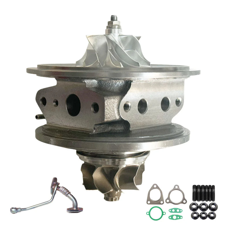 Load image into Gallery viewer, Upgrade Billet Turbo Cartridge CHRA Core With Oil Feed Pipe For Toyota HiAce 1KD-FTV 3.0L VB35 2008 Onwards