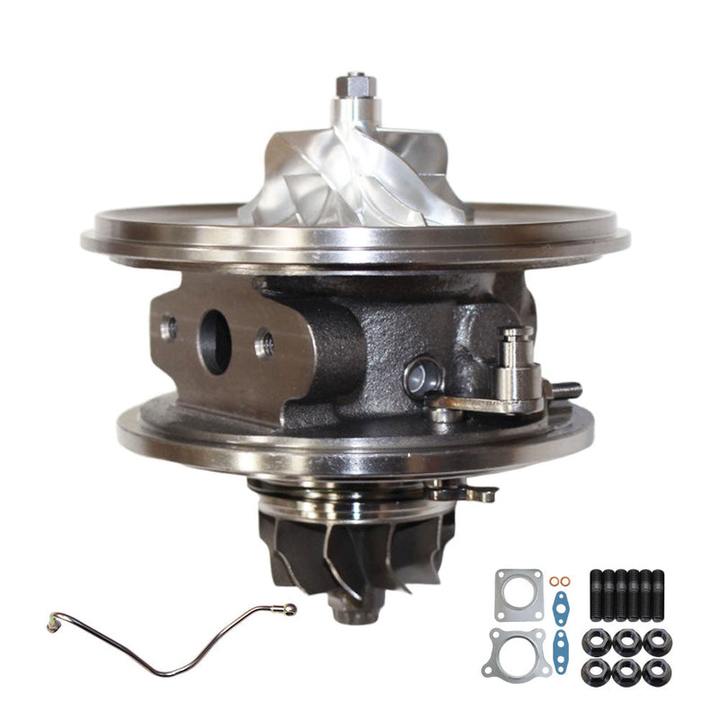 Load image into Gallery viewer, Upgrade Billet Turbo Cartridge CHRA Core With Oil Feed Pipe For Isuzu D-Max/MUX/Holden Colorado RC 4JJ1 3.0L