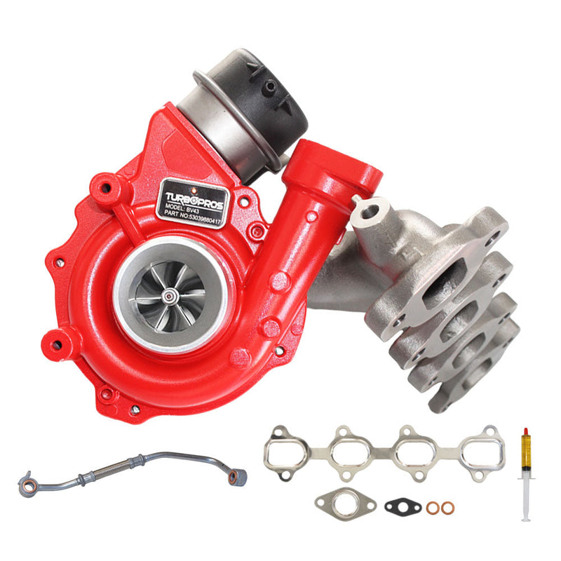 Load image into Gallery viewer, GEN1 High Flow Turbo Charger With Genuine Oil Feed Pipe For Nissan Navara NP300 D23 YS23DDT 2.3L Single Turbocharged