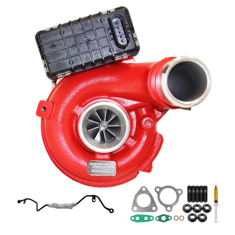 Load image into Gallery viewer, GEN1 High Flow Turbo Charger With Genuine Oil Feed Pipe For Hyundai Santa Fe D4HB 2.2L