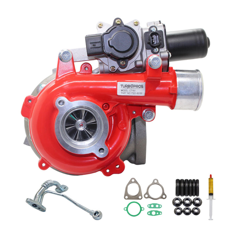 Load image into Gallery viewer, GEN1 High Flow Turbo Charger With Genuine Oil Feed Pipe For Toyota HiAce 1KD-FTV 3.0L