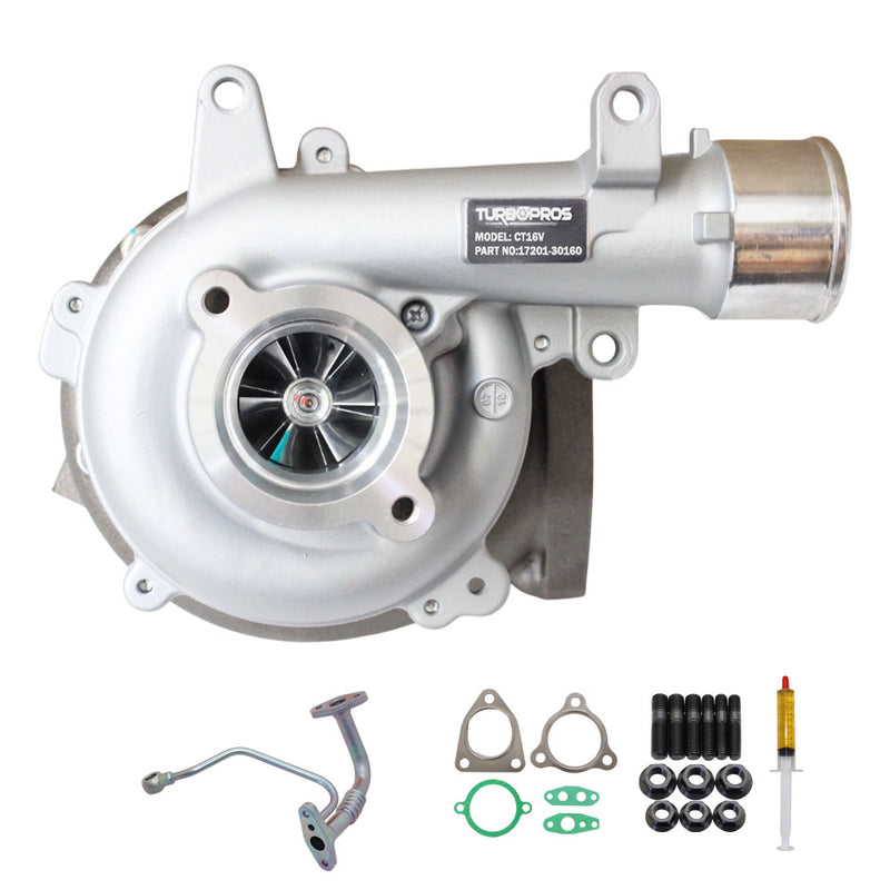 Load image into Gallery viewer, GEN1 High Flow Turbo Charger With Genuine Oil Feed Pipe For Toyota LandCruiser Prado 1KD-FTV 3.0L
