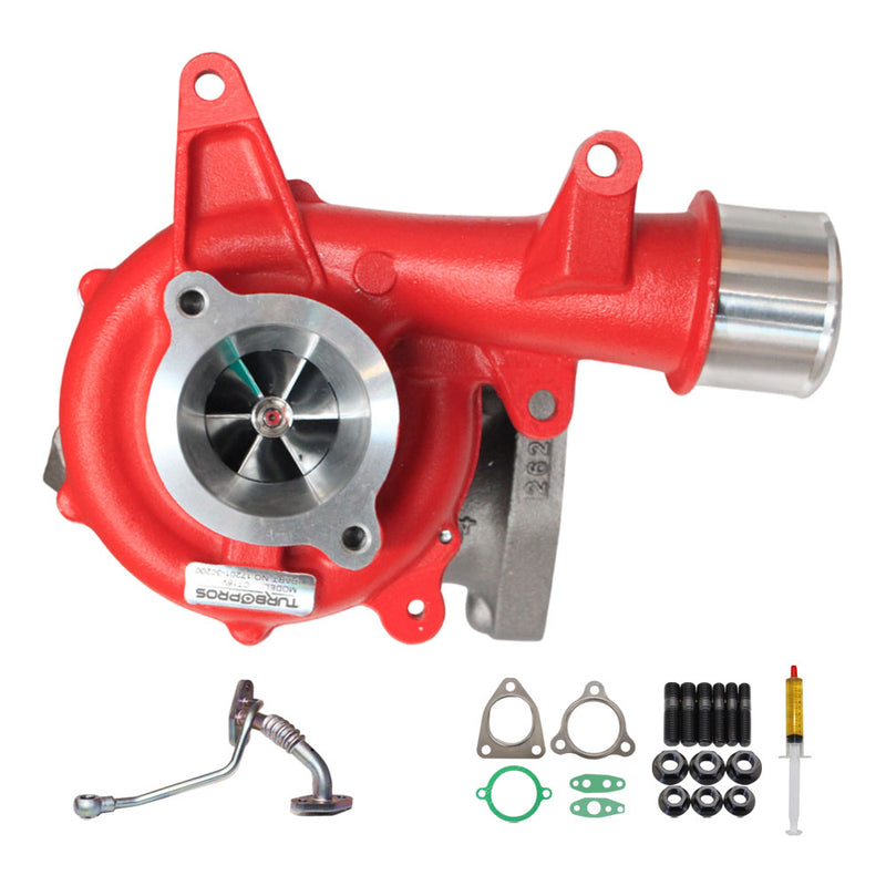 Load image into Gallery viewer, GEN1 High Flow Turbo Charger With Genuine Oil Feed Pipe For Toyota HiAce 1KD-FTV 3.0L VB35