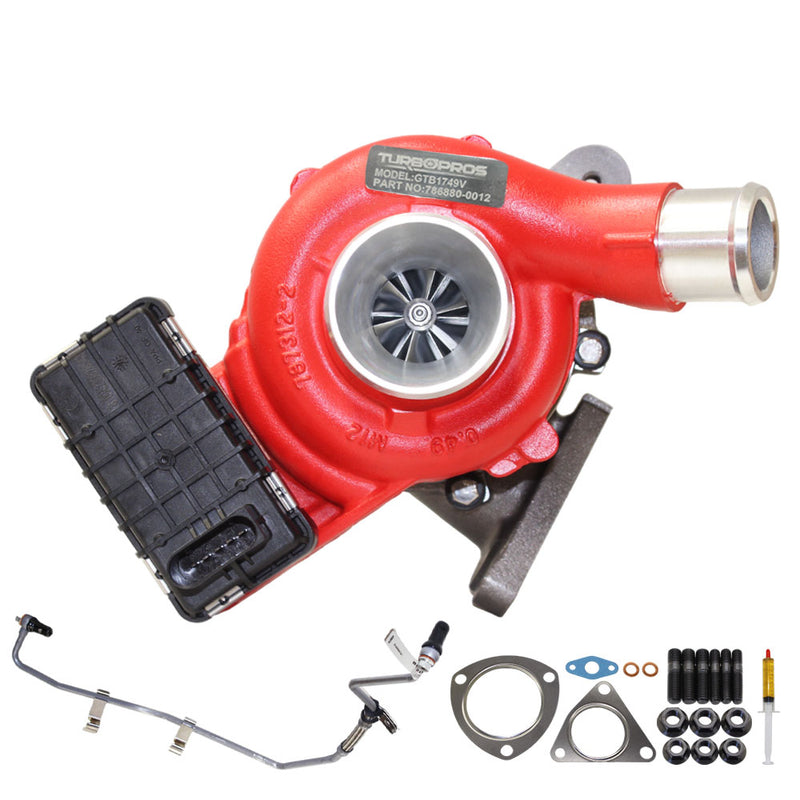 Load image into Gallery viewer, GEN1 High Flow Turbo Charger With Genuine Oil Feed Pipe For Ford Transit/Transit Custom 2.2L FWD 786880-0021