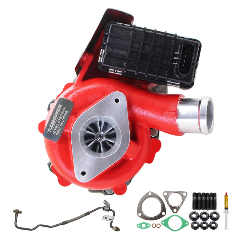 Load image into Gallery viewer, GEN1 High Flow Turbo Charger With Genuine Oil Feed Pipe For Ford Transit 2.2L RWD