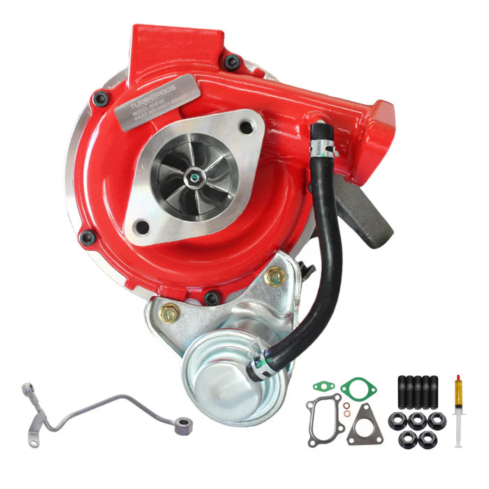 Load image into Gallery viewer, GEN1 High Flow Turbo Charger With Genuine Oil Feed Pipe For Nissan Navara D22 YD25 2.5L