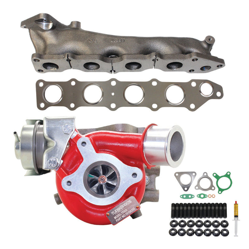 Load image into Gallery viewer, GEN1 High Flow Turbo Charger With Genuine Exhaust Manifold, Gasket & Stud Kit For Mitsubishi Triton MQ/ Pajero Sport 4N15 2.4L