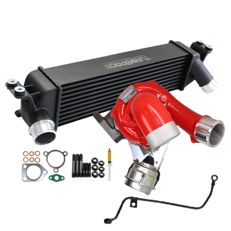 Load image into Gallery viewer, GEN1 High Flow Turbo Charger With 85mm Intercooler And Genuine Oil Feed Pipe For Hyundai iLoad/iMax D4CB 2.5L 2008-2012