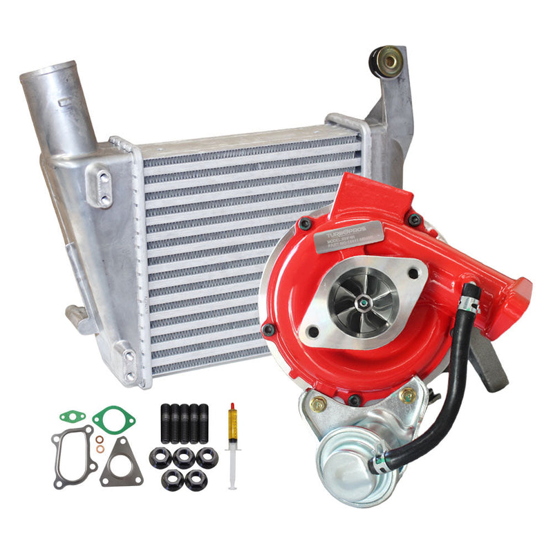 Load image into Gallery viewer, GEN1 High Flow Turbo Charger With 63mm Intercooler For Nissan Navara D22 YD25 2.5L