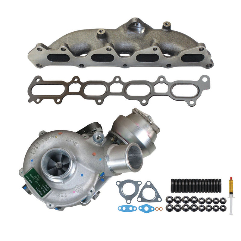 Load image into Gallery viewer, Genuine Turbo Charger With Genuine Exhaust Manifold, Gasket & Stud Kit For Mitsubishi Triton MN 4D56 2.5L VT16