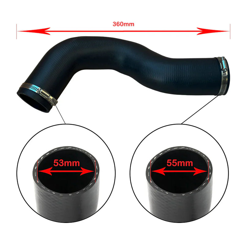 Load image into Gallery viewer, GEN1 High Flow Turbo Charger With 75mm Intercooler & Hoses And Genuine Oil Feed Pipe For Nissan Navara D40 YD25 2.5L 2010 Onwards
