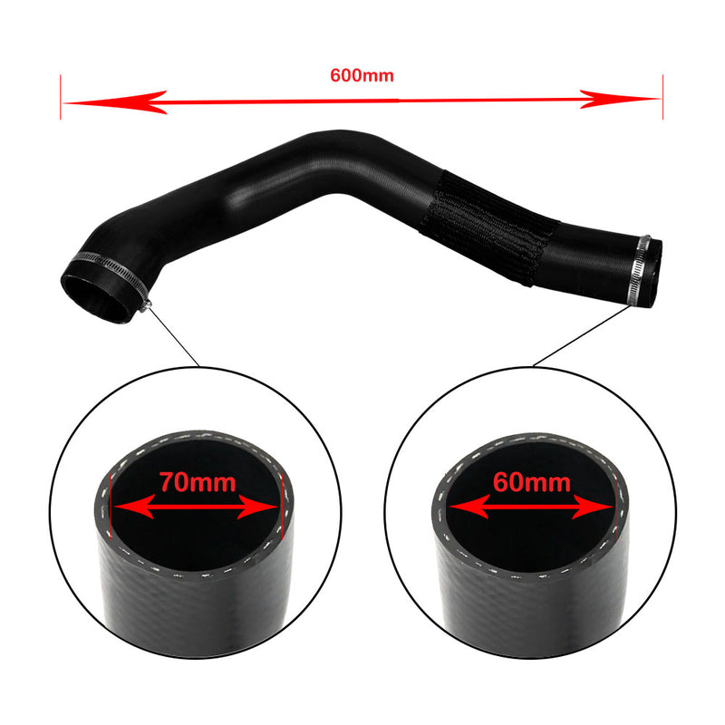 Load image into Gallery viewer, Upgrade Aluminium 64mm Intercooler & Hoses For Mitsubishi Pajero 4M41 3.2L