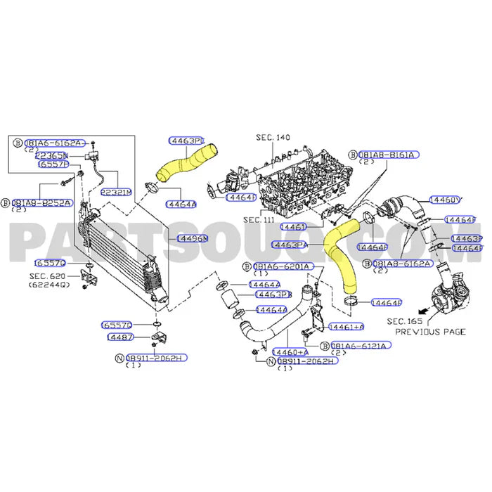Load image into Gallery viewer, Upgrade Billet Turbo Charger With 75mm Intercooler & Hoses For Nissan Navara D40 / Pathfinder R51 YD25 2.5L 3 Bolts