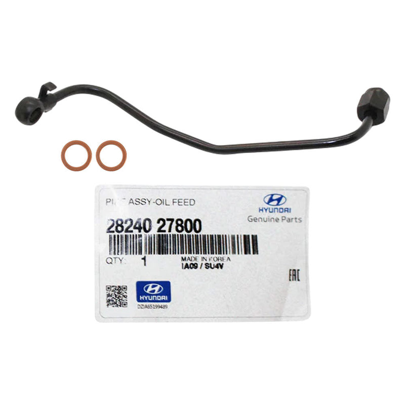 Load image into Gallery viewer, Genuine Turbo Charger Oil Feed Pipe With Gaskets For Hyundai Santa Fe D4EB 2.2L