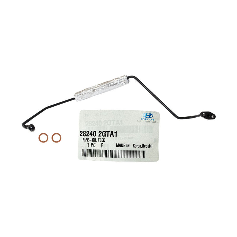 Load image into Gallery viewer, Genuine Turbo Charger Oil Feed Pipe With Gaskets For Kia Optima/Sorento/Sportage/Sonata/Hyundai i30N/Veloster 2.0L Petrol