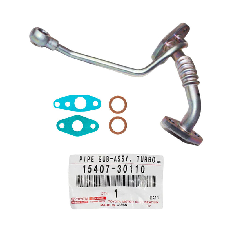 Load image into Gallery viewer, Genuine VB35 Turbo Charger Oil Feed & Return Pipe With Gaskets For Toyota HiAce 1KD-FTV 3.0L