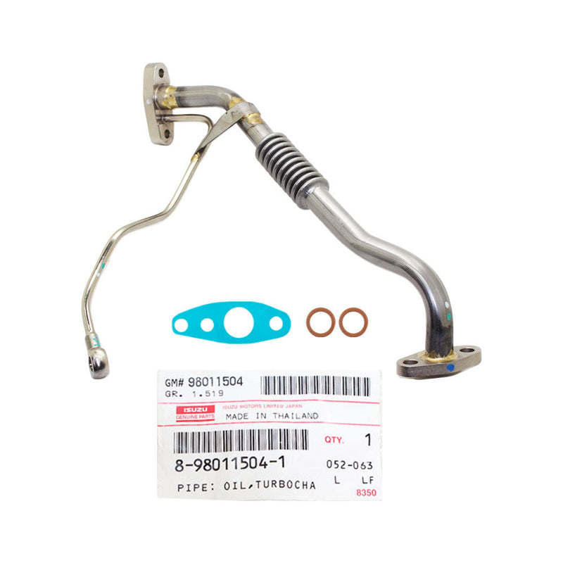 Load image into Gallery viewer, Genuine Turbo Charger Oil Feed & Return Pipe With Gaskets For Isuzu D-Max 4JJ1 3.0L 2007-2010