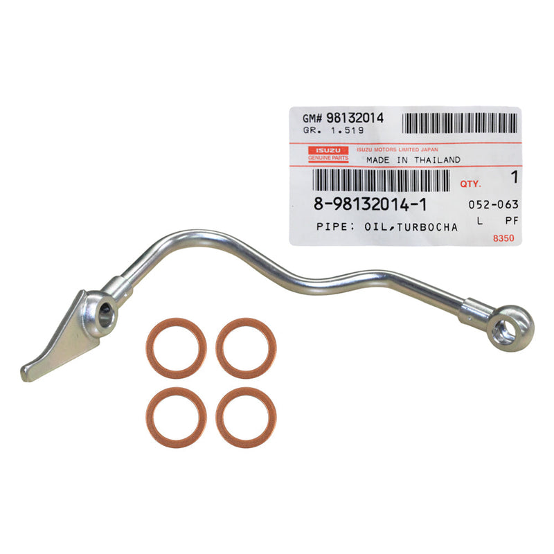 Load image into Gallery viewer, Genuine Turbo Charger Oil Feed Pipe With Gaskets For Isuzu MUX 4JJ1 3.0L VIIO 2012 Onwards