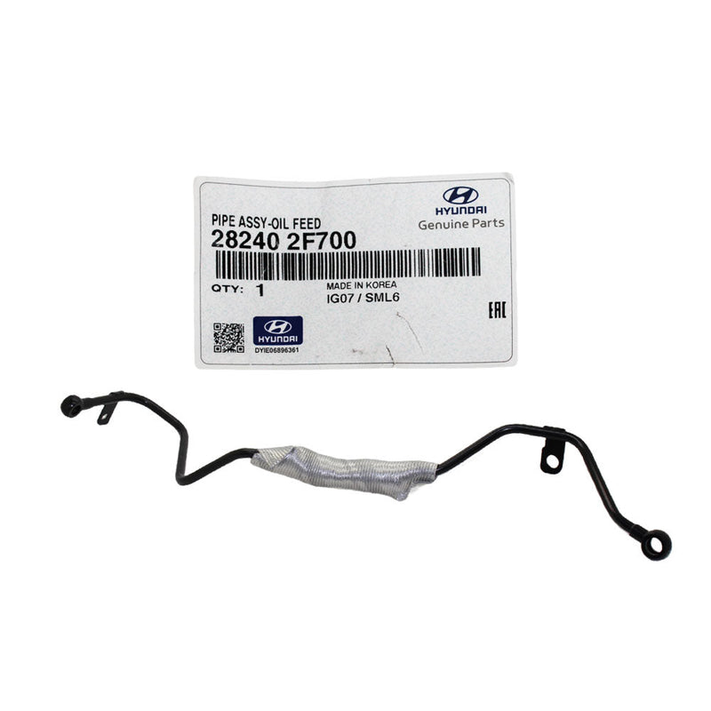 Load image into Gallery viewer, Genuine Turbo Charger Oil Feed Pipe With Gaskets For Kia Sorento D4HB 2.2L 2009 Onwards