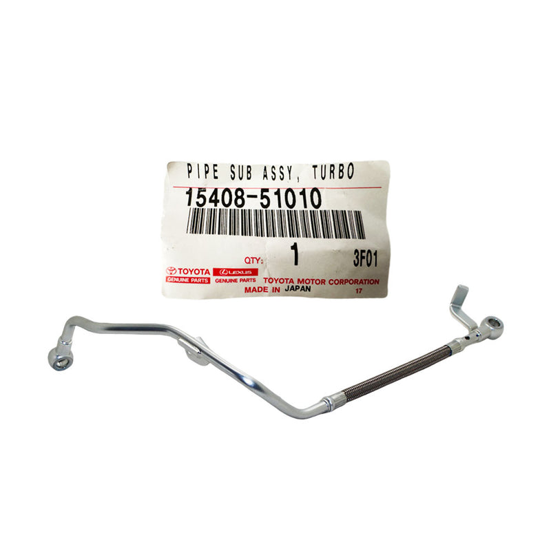 Load image into Gallery viewer, Genuine Turbo Charger Oil Feed Pipe For Toyota LandCruiser 200 Series 1VD-FTV 4.5L Passenger Side