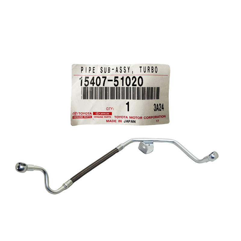 Load image into Gallery viewer, Genuine Turbo Charger Oil Feed Pipe For Toyota LandCruiser 200 Series 1VD-FTV 4.5L Driver Side