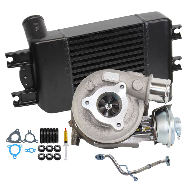 Load image into Gallery viewer, Genuine Turbo Charger & Oil Feed Pipe With 65mm Intercooler For Nissan Patrol GU ZD30 3.0L Common Rail 2007-2016