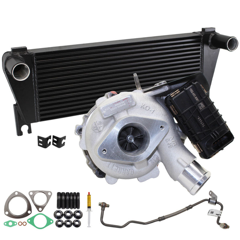 Load image into Gallery viewer, Genuine Turbo Charger & Oil Feed Pipe With 70mm Intercooler For Ford Transit 2.2L RWD
