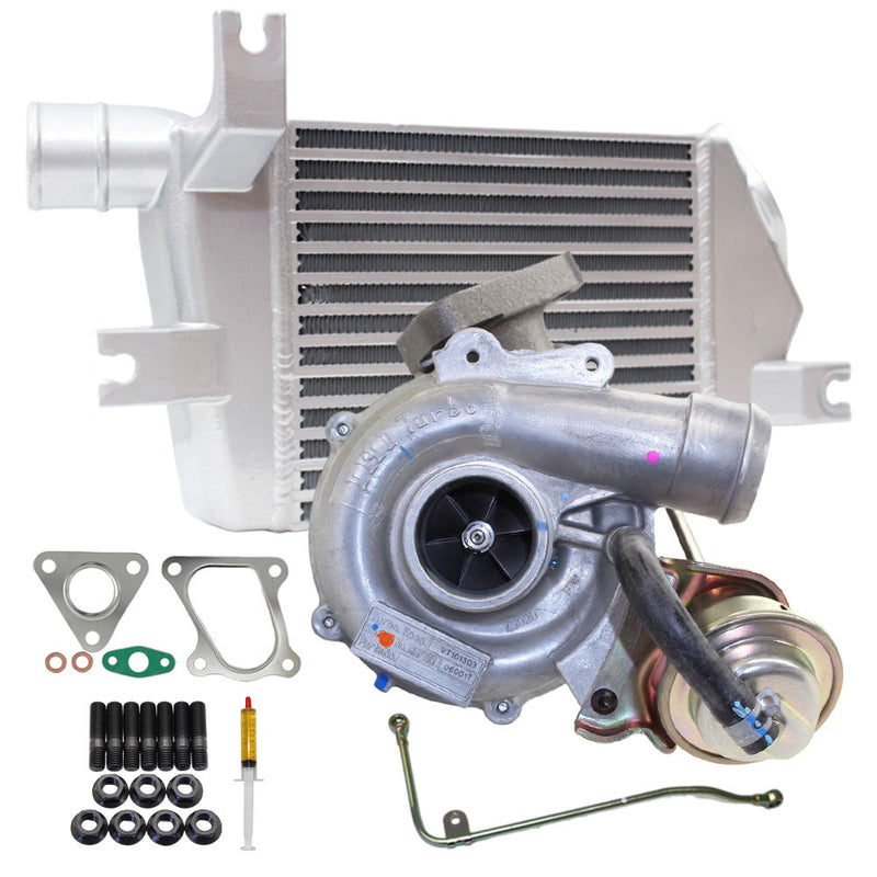 Load image into Gallery viewer, Genuine Turbo Charger & Oil Feed Pipe With 60mm Intercooler For Mitsubishi Challenger 4D56 2.5L VT10