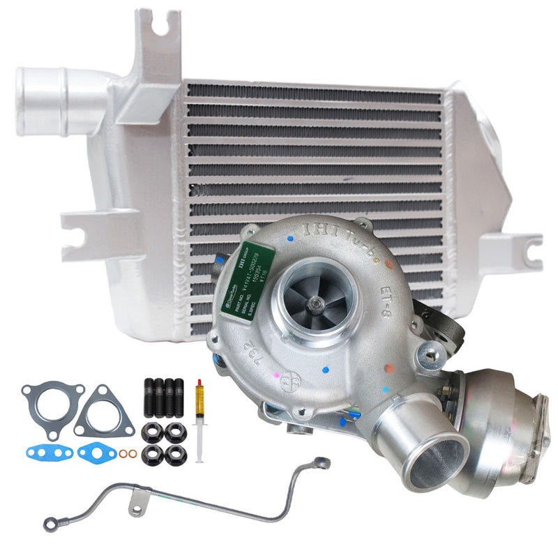 Load image into Gallery viewer, Genuine Turbo Charger & Oil Feed Pipe With 60mm Intercooler For Mitsubishi Challenger 4D56 2.5L VT16