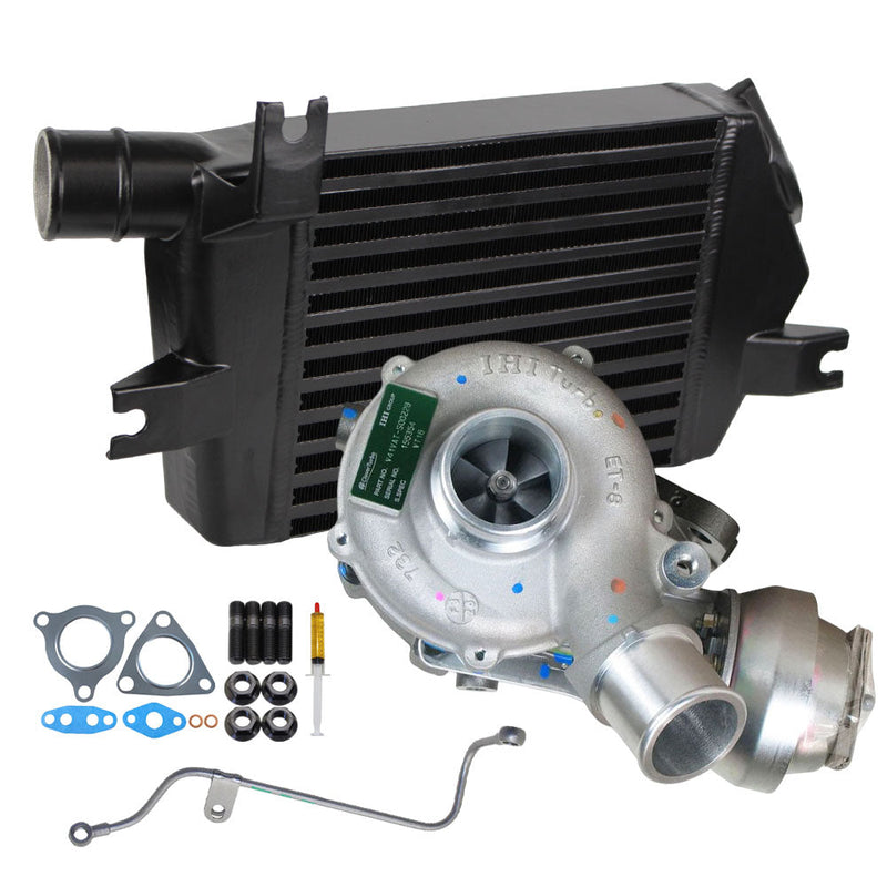 Load image into Gallery viewer, Genuine Turbo Charger & Oil Feed Pipe With 60mm Intercooler For Mitsubishi Challenger 4D56 2.5L VT16