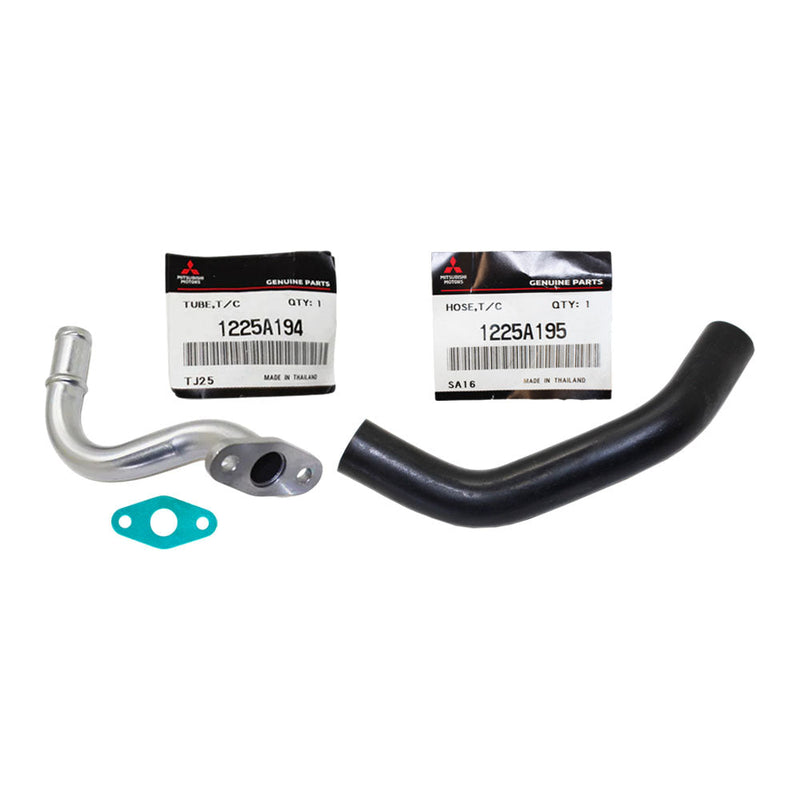 Load image into Gallery viewer, Genuine Turbo Charger Oil Return Pipe & Return Hose With Gaskets For Mitsubishi Triton MN/Challenger 4D56 2.5L