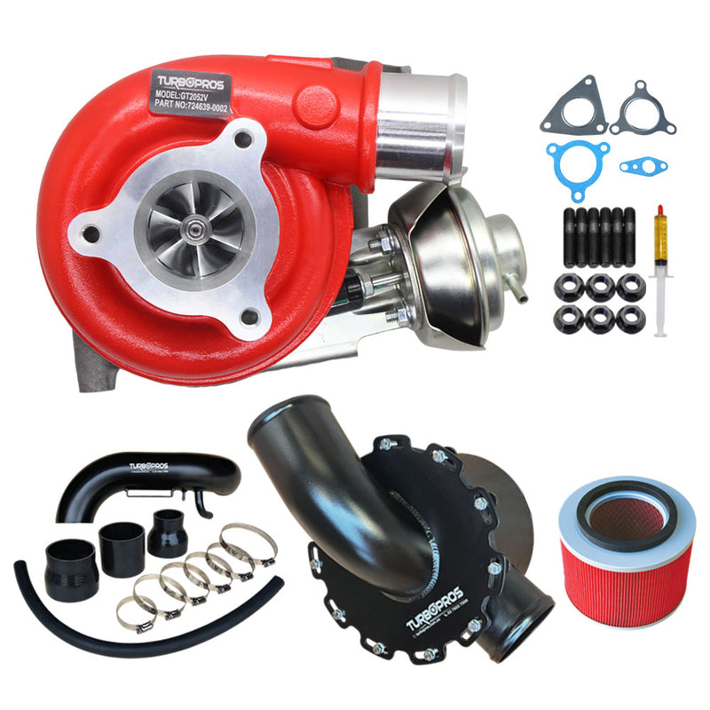 Load image into Gallery viewer, GEN1 High Flow Turbo, Airbox and Piping Kit For Nissan Patrol ZD30 3.0L