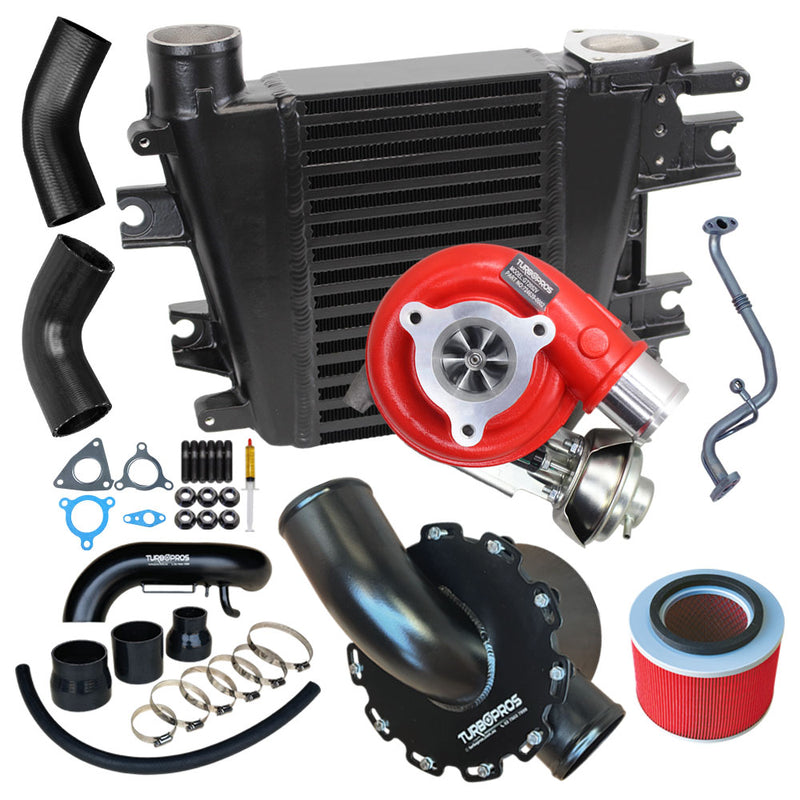 Load image into Gallery viewer, GEN1 High Flow Turbo, Intercooler, Airbox and Piping Kit For Nissan Patrol ZD30 3.0L Fits Early DI 2000-2002
