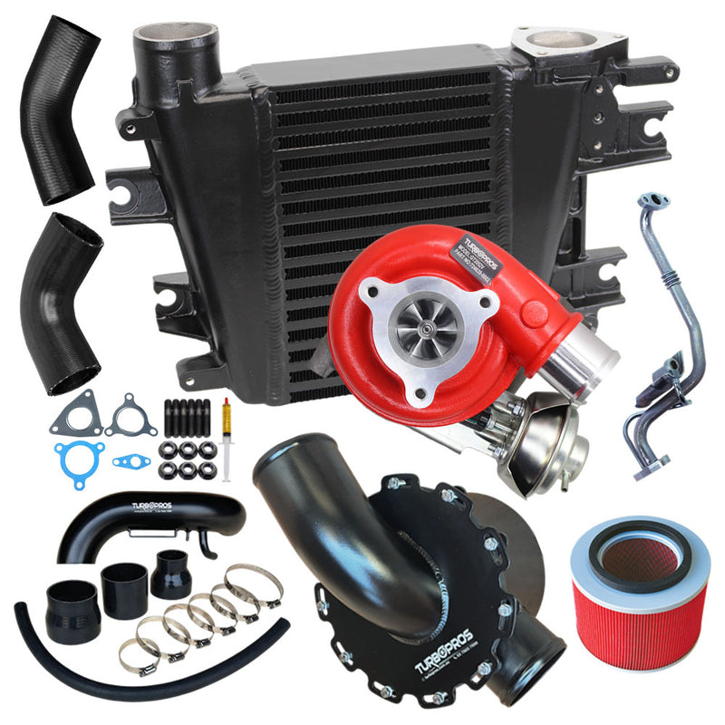 Load image into Gallery viewer, GEN1 High Flow Turbo, Intercooler, Airbox and Piping Kit For Nissan Patrol ZD30 3.0L Fits Late DI 01/2002-12/2006