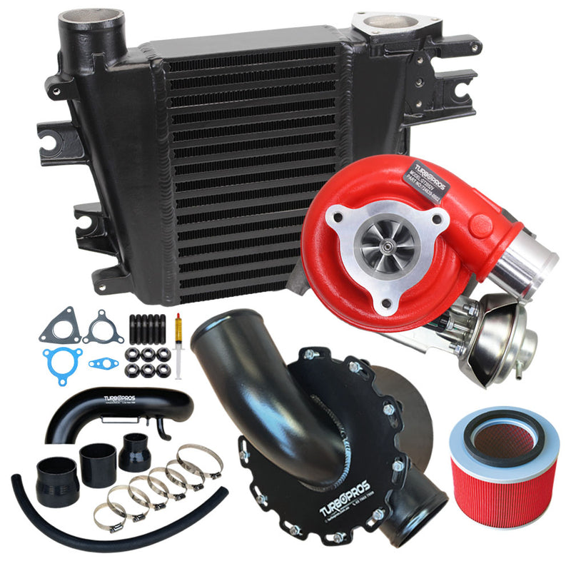 Load image into Gallery viewer, GEN1 High Flow Turbo, Intercooler, Airbox and Piping Kit For Nissan Patrol ZD30 3.0L Direct Injection 2000-2007