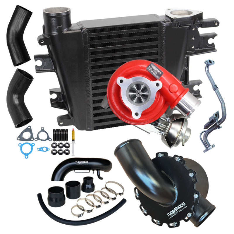 Load image into Gallery viewer, GEN1 High Flow Turbo, Intercooler, Airbox and Piping Kit For Nissan Patrol ZD30 3.0L Fits Late DI 01/2002-12/2006