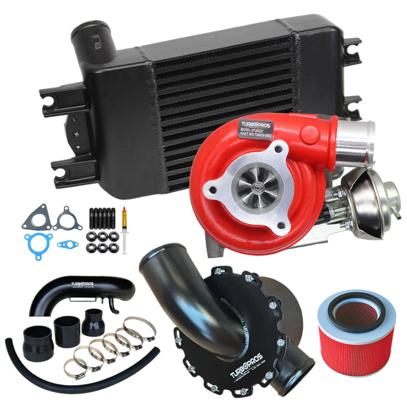 Load image into Gallery viewer, GEN1 High Flow Turbo, Intercooler, Airbox and Piping Kit For Nissan Patrol ZD30 3.0L